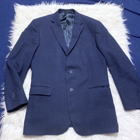 VTG 1960’s Union Made Navy Blue Sport Coat USA - Picture 2 of 15